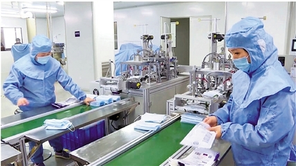 德清企業(yè)全力趕制口罩，浙江企業(yè)服務(wù)助推抗疫生產(chǎn)